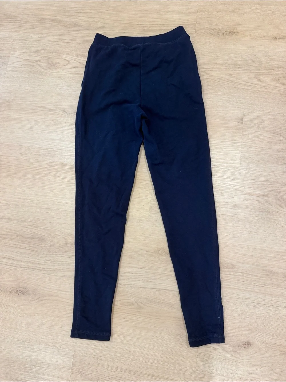 Ralph Lauren XL Navy Girls' Slim Joggers with Polo Logo